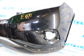 Front bumper bare Nissan Murano z52 15-18 dorest black G41 pressed, scratches, sand