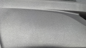 Door trim card front left Honda Accord 13-17 black with black insert cloth, armrest cloth, handle molding black gloss, scratches, for cleaning