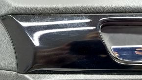 Door trim card front right Honda Accord 13-1 black with black insert cloth, armrest cloth, handle molding black gloss, scratches, for cleaning