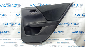 Door trim card rear right Honda Accord 16-17 black, insert black cloth, for cleaning, scratches