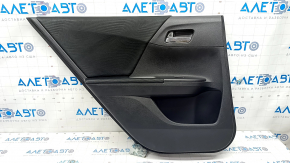 Door trim card rear left Honda Accord 13-17 black, insert black cloth, for cleaning, scratches