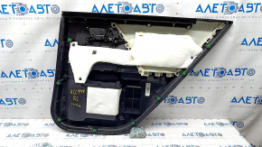 Door trim card rear left Honda Accord 13-17 black, insert black cloth, for cleaning, scratches