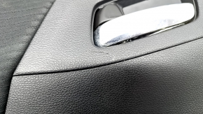 Door trim card rear left Honda Accord 13-17 black, insert black cloth, for cleaning, scratches