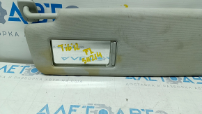 Left visor VW Tiguan 09-17 gray, without hook, for dry cleaning