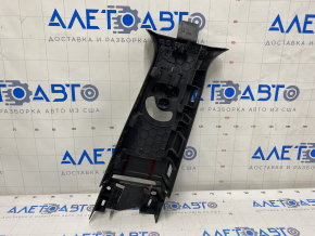 Center pillar trim upper belt left Ford Explorer 11-19 black, scratches