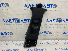 Center pillar trim upper belt right Ford Explorer 11-19 black, scratches