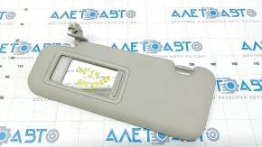 Left visor Mazda 6 13-17 gray, with backlight, without hook, broken mount