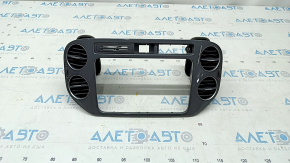 Front panel air duct deflector central VW Tiguan 09-17 black