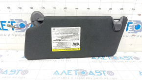 Right visor Ford Explorer 16-19 black, for backlight, without hook