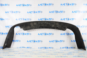 Rear bumper lip Ford Fusion mk5 13-18 for 1 pipe black torn fastening, pressed