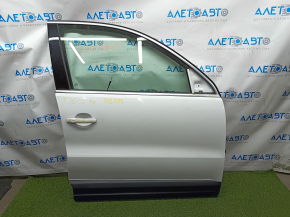 Door assembly front right VW Tiguan 09-17 keyless, white LC9A, butt