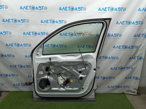 Door assembly front right VW Tiguan 09-17 keyless, white LC9A, butt