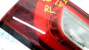 Inner taillight trunk lid left Infiniti JX35 QX60 16-rest, missing fragment, scratches, driftwood