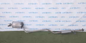 Muffler middle and rear part with barrel Honda Accord 13-17 2.4 with chrome tip, resonator is pressed