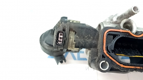 Collector intake lower part right complete Audi Q7 4L 10-15 with fuel rail