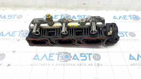 Collector intake lower part left complete Audi Q7 4L 10-15 with fuel rail without sensor