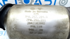 Right exhaust pipe with resonator Audi Q7 4L 10-15 broken bolt