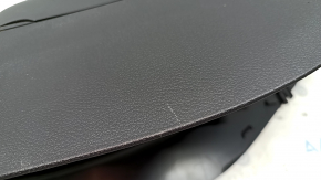 Central console armrest and cup holder VW Tiguan 09-17 leather black, scratches