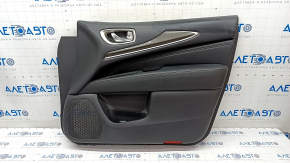 Door trim card front right Infiniti JX35 QX60 13- black, scratches, bump
