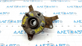 The trunnion with the hub front right Toyota Highlander 08-13 rusty, the bearing is jammed