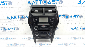 Multimedia and climate control Ford Explorer 16-19 manual, chrome swelled, scratches