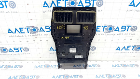 Multimedia and climate control Ford Explorer 16-19 manual, chrome swelled, scratches