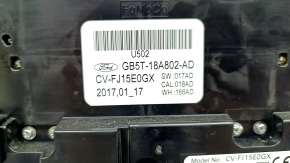 Multimedia and climate control Ford Explorer 16-19 manual, chrome swelled, scratches