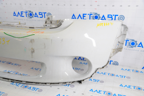 Bare front bumper Mini Cooper Countryman R60 10-16 white, painted, after repair, pressed