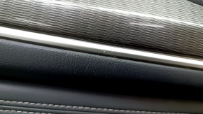 Door trim card front left Infiniti JX35 QX60 13- black, for seat memory, scratches, nicks, tears, for dry cleaning