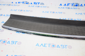 Rear bumper trim upper Dodge Grand Caravan 11-20 with chrome, worn