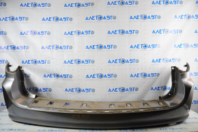 Rear bumper bare Dodge Grand Caravan 11-20 silver PSC torn fastener