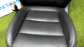 Driver's seat VW Tiguan 09-17 with airbag, electric, black leather, working electrics, driftwood, dry cleaning, torn wires