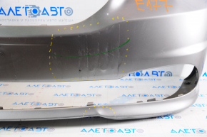 Bumper front bare Dodge Grand Caravan 11-20 silver PSC broken fastening, pressed