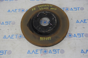 Front right brake disc Hyundai Santa FE 19-20 AWD 320/28mm, rusty