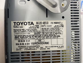 Radio and MP3 player 6 discs Lexus RX300 RX330 RX350 RX400h 04-09 scratch