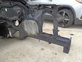 Front left quarter Audi Q7 4L 10-15 on the body, black
