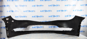 Bumper front bare Chrysler 200 15-17 graphite PAU pressed, scratches, broken fastener