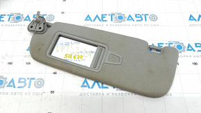 Left visor Kia Optima 11-15 gray, without hook, for dry cleaning