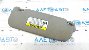 Left visor Kia Optima 11-15 gray, without hook, for dry cleaning