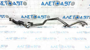 Oil cooling tubes automatic transmission Audi Q7 4L 10-15 pair