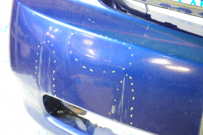 Front bumper bare Toyota Prius 20 04-09 blue 8M6 pressed, torn, broken fastener