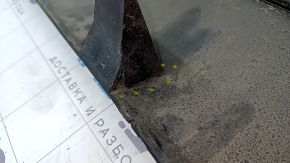 Right threshold Dodge Durango 11- structure with chrome, broken fasteners, scratch