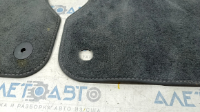 Set of floor mats for Audi Q5 80A 18-24 cloth gray, missing fastener
