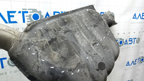 Exhaust line middle part with barrel Dodge Durango 13-18 3.6 under 1 exhaust, flattened