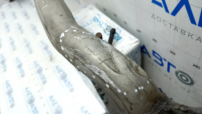 Exhaust line middle part with barrel Dodge Durango 13-18 3.6 under 1 exhaust, flattened