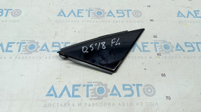 Molding door corner outer front left Audi Q5 80A 18-24 black gloss