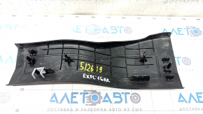 Door sill trim rear right Ford Explorer 11-19 black, scratches