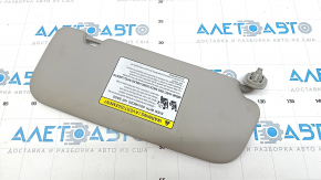 Left visor Kia Forte 4d 17-18 rest, gray, without hook, for dry cleaning