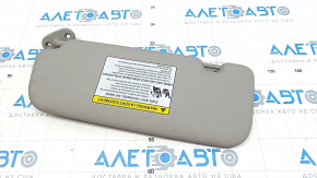 Right visor Kia Forte 4d 17-18 rest, gray, without hook, for dry cleaning