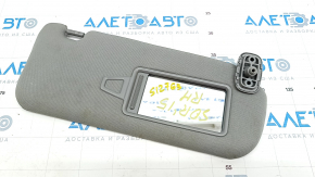 Right visor Kia Sorento 10-15 gray, without hook, for dry cleaning